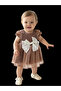 SELIN BOW PARTY DRESS - ROSE - 2