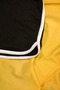 WOMEN'S COMBED WHITE TIE SLIT MINI SHORTS - 6