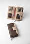 Lucia Women's Wallet with Multiple Compartments, Zipper and Magnet – 65268 - Brown/Earth