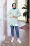 Striped Sports Tunic 71295-07 Green