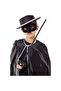 Zorro Costume Plastic Accessory Set – Mask and Sword (67 cm) - 4