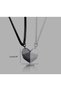 Heart Model Steel Chain and Leather Necklace with Magnet Love Lover Romantic Necklace Design Steel Love Necklace - 6