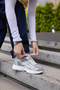 Brali̇to Women's Gray Lace-Up Comfortable Sole Sneaker - 7