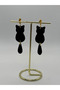 Cercei Handmade Black Cats - 2
