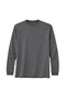 Men's Large Size Anthracite Cotton Long Sleeve T-Shirt 3Xl-4Xl-5Xl-6Xl-7Xl-8Xl - 4
