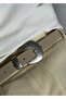 Bren Stone Color Suede Look Belt 100 cm - 7