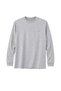 Men's Large Size Gray Cotton Long Sleeve T-Shirt 3Xl-4Xl-5Xl-6Xl-7Xl-8Xl - 4