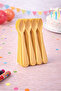 Beige Plastic Spoons 25-Pack – Disposable Durable Party Spoons