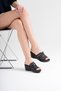 Mira Orthopedic Leather Women's Wedge Heel Slipper Is Suitable for Heel Spurs and Bone Protrusions.