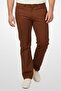 x Sandro Men Regular Fit Solid Straight Leg, Brown