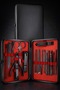 17 Piece Professional Manicure Pedicure Set with Black Leather Case Nail Care Kit Premium - 3