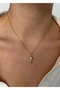 Steel Gold Color Cappadocia Balloon Necklace 45 cm (+5 cm Extension) - 2