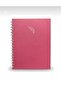 دفتر ملاحظات مربع بغلاف صلب حلزوني - 17x24 سم - 3