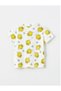 Lcw Baby Ecru Polo Neck Tweety Printed Baby Girl Pajama Set - 3