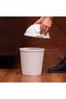 Woven Swing Trash Bin RF12637 Plastic Dustbin with Swinging Lid Assorted Colors - 6
