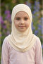 Girl's Ready-Made Hijab Scarf – Practical Snap-On Hijab |   Flexible Viscose Fabric Daily & Prayer Headscarf - 2