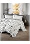 Cotton Box Dual Single Duvet Cover Set Elaria Anthracite