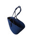 Natural Looking Vegan Beach Bag or Daily Bag with Colorful Self-Tie Straps - 8