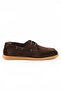 Genuine Suede Leather Brown Casual Men's Shoes - Rubber Sole - 264550