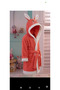 Cute Rabbit Ears Children's Bathrobe in Renga Color - Absorbent Cotton Boucle Towel - 2