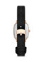 Women's Minimal Black Leather Cord Wristwatch Tctsr001717S0499 - 3