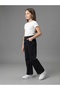 Girl's Starry Stretch Fabric Thick Denim Trousers - 2