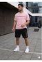 Girls'/Boys' T-Shirt and Shorts Colorful Paris Bar Printed Set