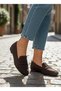 Daily Classic Model Non-Slip Sole Suede Close Toe Women's Ballet Shoes - 2