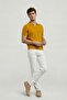 Ormes Yellow 100% Cotton Polo Knitwear T-Shirt - 5