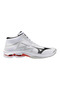 حذاء كرة الطائرة Wave Lightning Pro MID للجنسين باللون الأبيض - 6