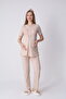 Women's 3-Piece Maternity Pajama Set with Lace Detail and Dressing Gown - Maternity Set That Makes Breastfeeding Easy - 5