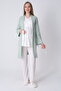Women's 3-Piece Maternity Pajama Set with Lace Detail and Dressing Gown - Maternity Set That Makes Breastfeeding Easy