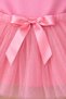 Girl's Set with Satin Ribbon Tutu Skirt and Daisy Embroidered Tulle Sleeves - 5