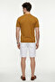 Ormes Mustard 100% Cotton Polo Knitwear T-Shirt - 5