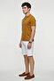 Ormes Mustard 100% Cotton Polo Knitwear T-Shirt - 3