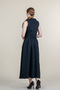 Women's Summer Anthracite Trendy Short Vest and Belted Skirt Set Stylish Daily Comfortable Two-Piece 1306 - 4