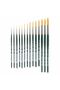 1270 Series Brush No:6 Nova Synthetic Round Long Signage Lettering Brush - 3