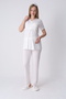 Women's 3-Piece Maternity Pajama Set with Lace Detail and Dressing Gown - Maternity Set That Makes Breastfeeding Easy - 6