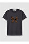 Lcw Visionblack Crew Neck Bowknot Printed Women's T-Shirt - 2