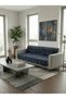 Ko-204 Anthracite Digital Printed, Guaranteed, Sofa Cover, Sofa Bed Cover with Anti-Slip Sponge (165X205 cm) - 2