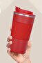 Stainless 304 Steel Thermos 500 ml Non-Slip Cup Mug Red
