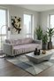 Ko-204 Cream Digital Printed, Guaranteed, Sofa Cover, Sofa Bed Cover with Anti-Slip Sponge (165X205 cm)