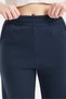 Women's Trend Loose Wide Leg Modal Fabric Sweatpants with Double Pockets Wide Leg with White Stripes on the Sides - 7
