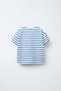 Girl's Cotton Striped Ice Cream Printed T-Shirt and Sweatpants Set - 3