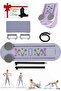 Multifunctional Fitness Board Resistance Band Home Core Abdominal Arm Back Strengthening Exercise Socks Gift