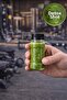 10-Pack Black Cap Detox Ginger Vitamin Shot Bottle I Plastic Health Bottle with Locking Cap 90 ml - 3