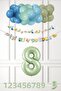 Dinosaur Concept Age Birthday Balloon Chain Retro Dinosaur Theme Birthday Balloons