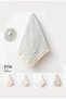 100% Cotton 90X90 cm Duster Muslin Tasseled Scalloped Baby Blanket