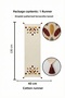 100% Cotton Linen Bohemian Punch Embroidered Table Runner – 40X 130 Elegant and Natural Tablecloth - 3