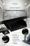 Hidden Drawer Organizer under Desk Storage Container Black Marble Color Model 3 - 5